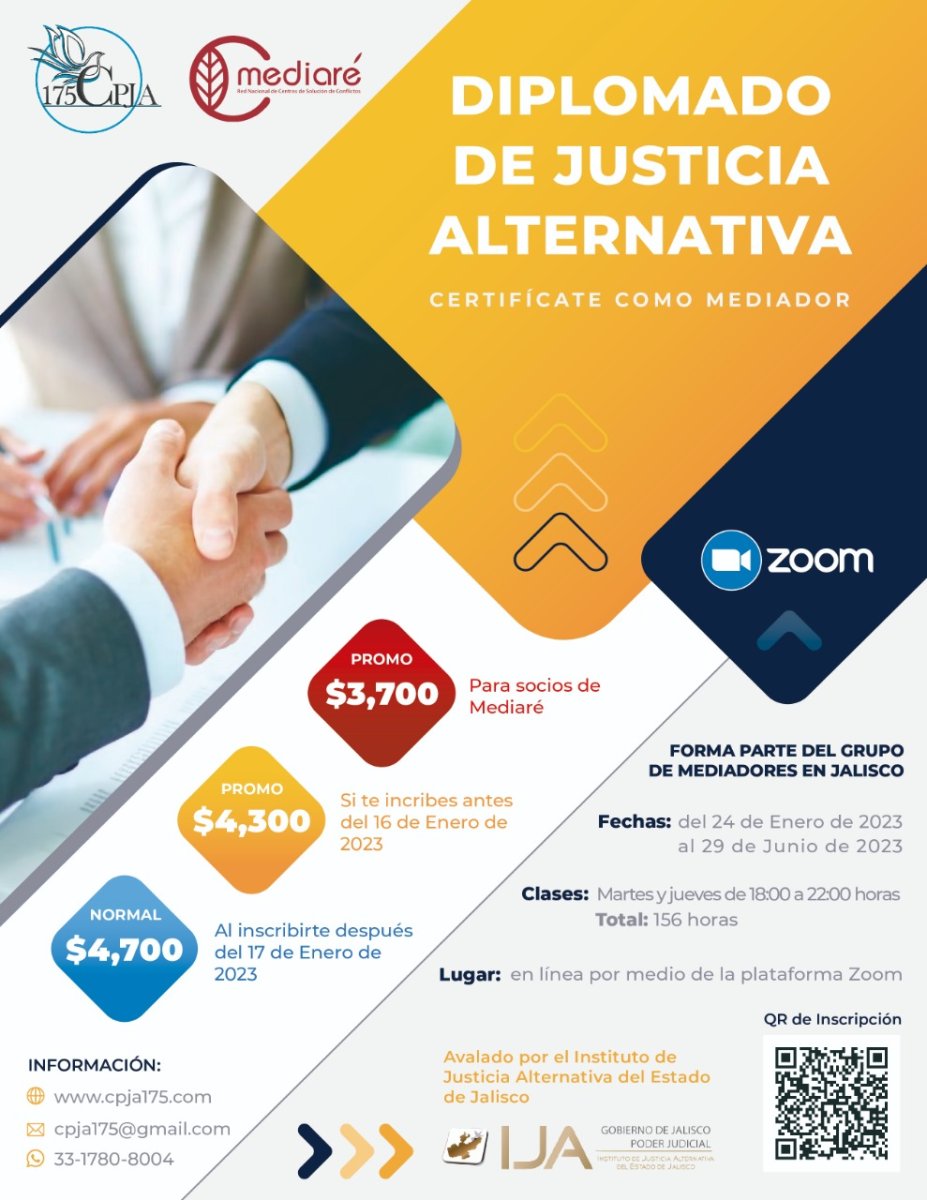 102 22 175 Cpja Diplomado De Justicia Alternativa