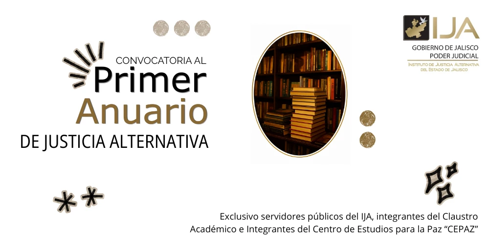 Primer Anuario de Justicia Alternativa 2022