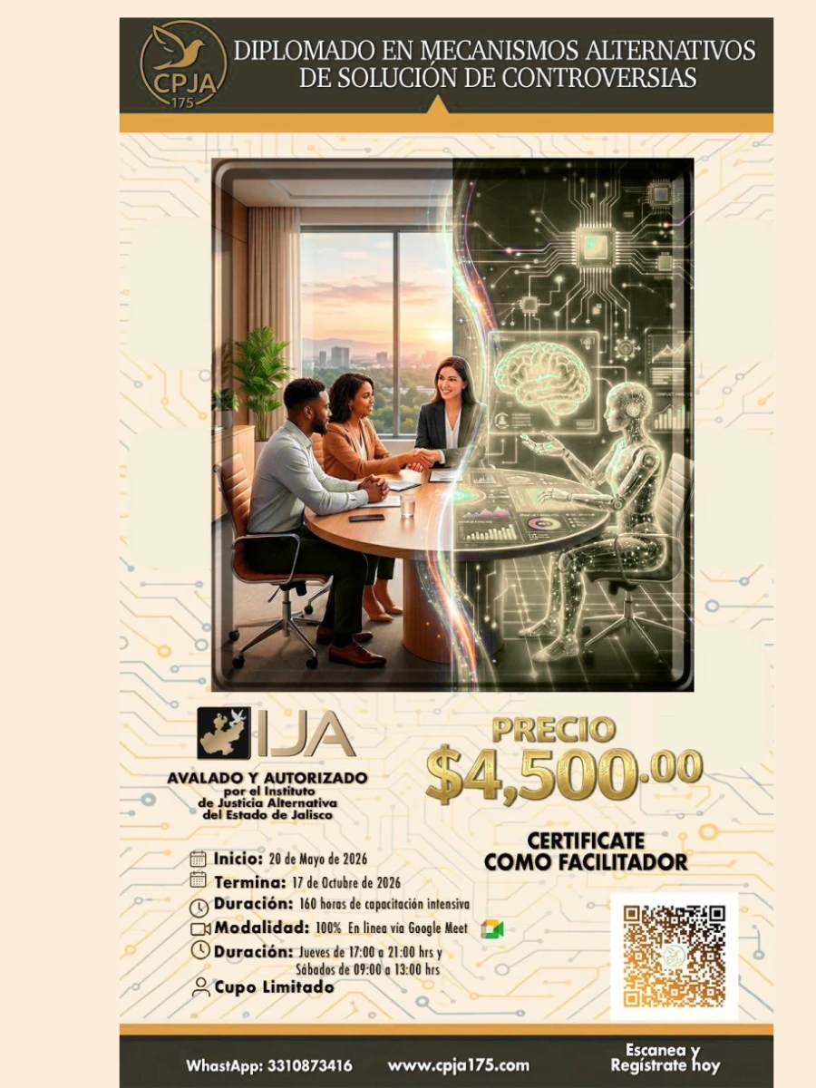 Diplomado en Mecanismos Alternativos de Solucuób de Controversias